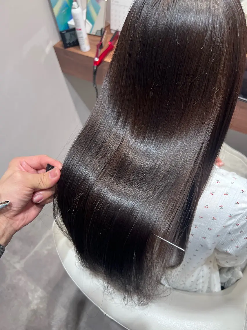 セミロング カット ヘアカラー トリートメント SALOWIN上野店 yoshiのヘアスタイル