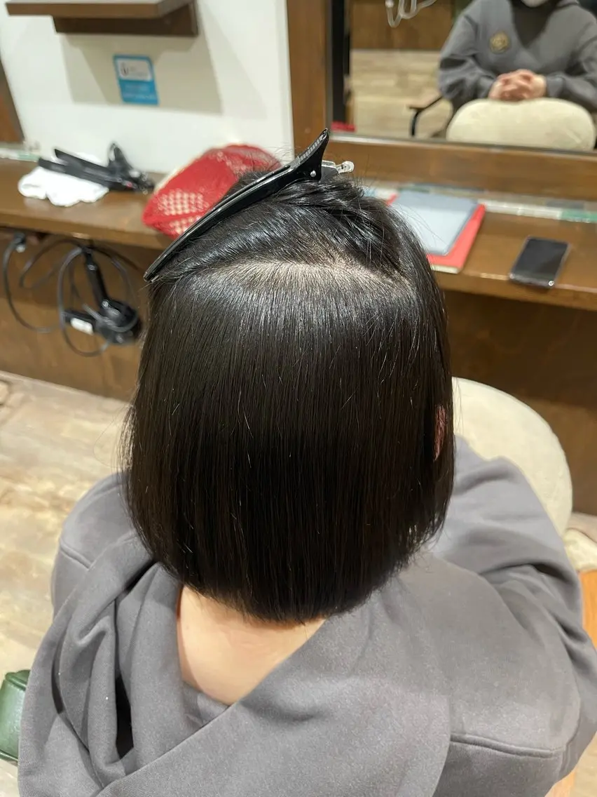ショート 縮毛矯正 縮毛矯正 テライ ケイショウのヘアスタイル
