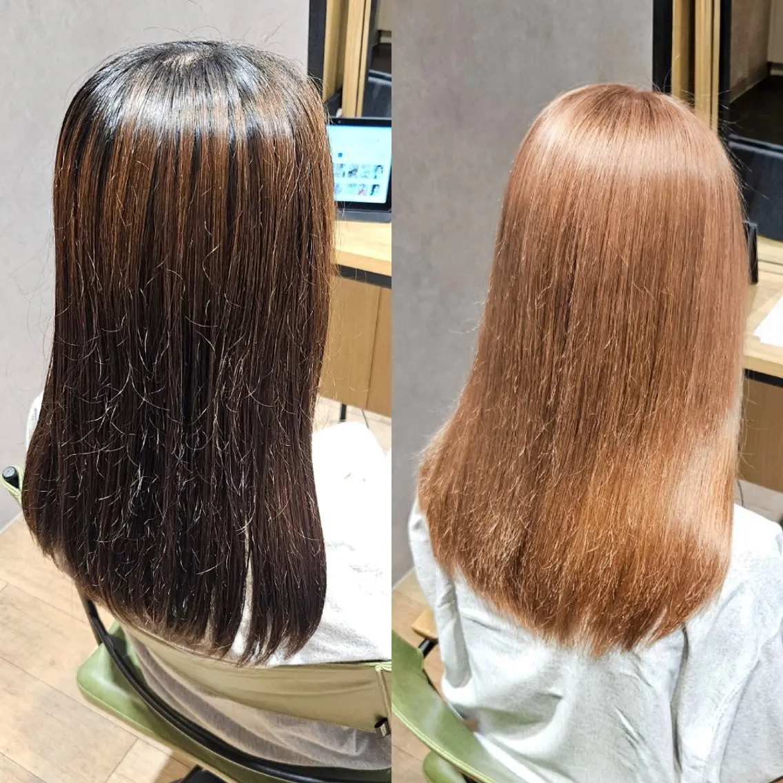 ロング カラー ベージュカラー ブリーチ ヘアカラー トリートメント Miuri/ミユリ 柔らかい雰囲気ヘアのヘアスタイル