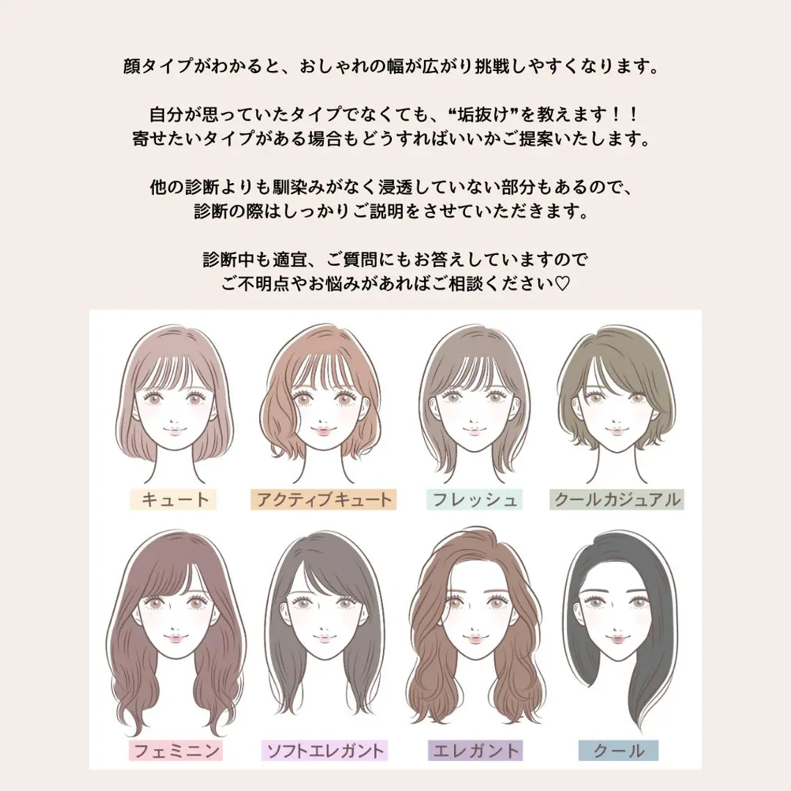 【ペア割】顔タイプ診断®の写真