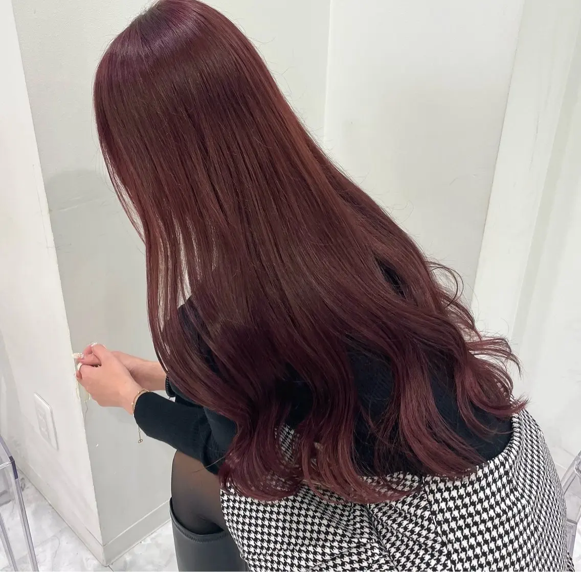 セミロング カラー ヘアアレンジ ヘアカラー 🤍韓国暖色ヘアNo .1🤍渋谷/らいるのヘアスタイル