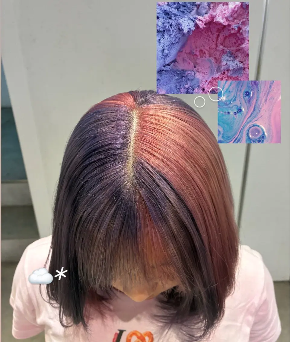 セミロング カラー ヘアカラー マツエク/ハイト ーン🌺kae🌺のマツエク・マツパデザイン