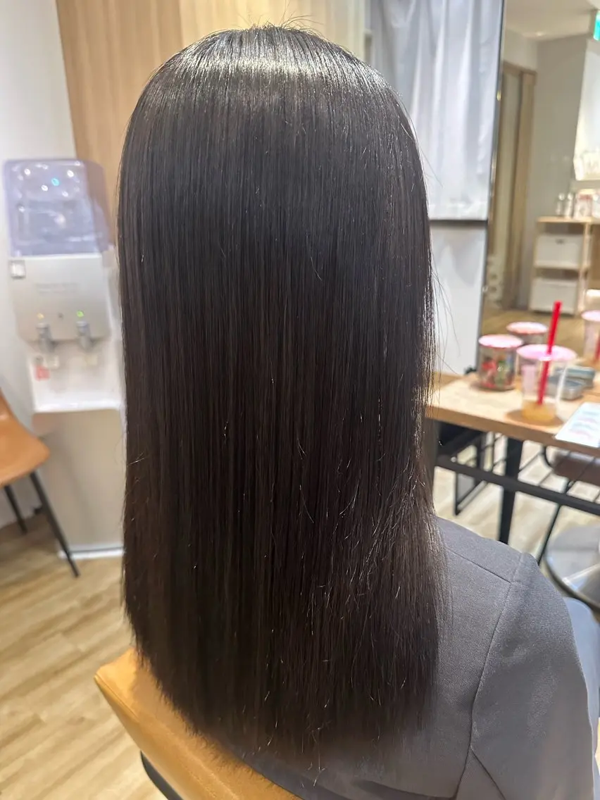 ミディアム パーマ 縮毛矯正 ✨✂️Nori ✂️✨のヘアスタイル