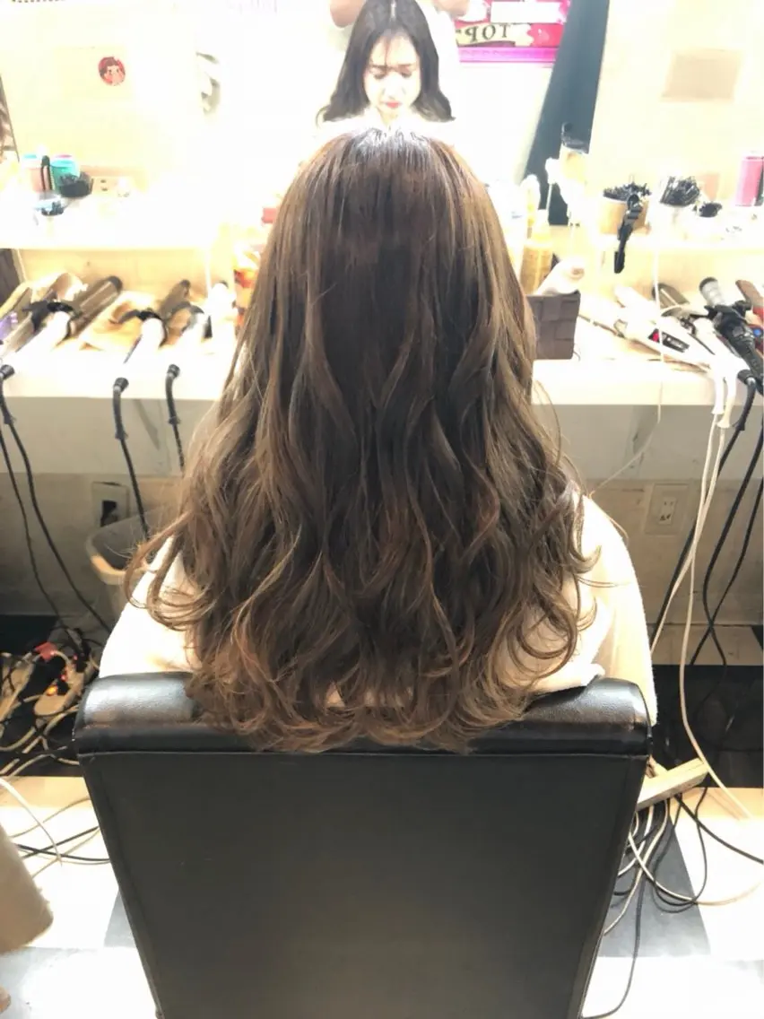 ロング ヘアアレンジ ヘアセット 🌈髪質改善🌈 過去の1艶サラ体験✨のヘアスタイル