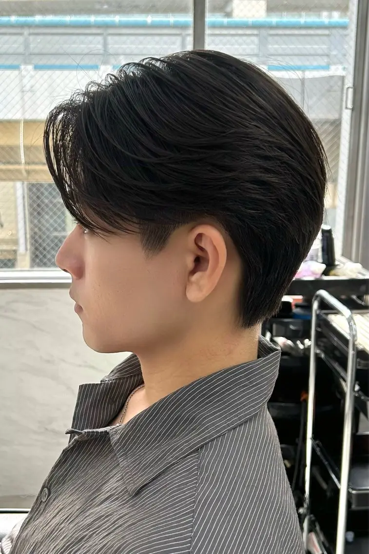 ショート カラー メンズ カット ヘアセット メンズスタイリスト 前田雄輝のヘアスタイル