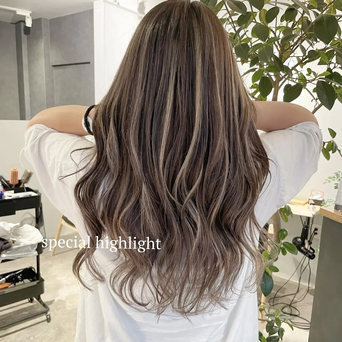 🌱カット+special highlight🌱当店自慢のハイライトカラー-の写真