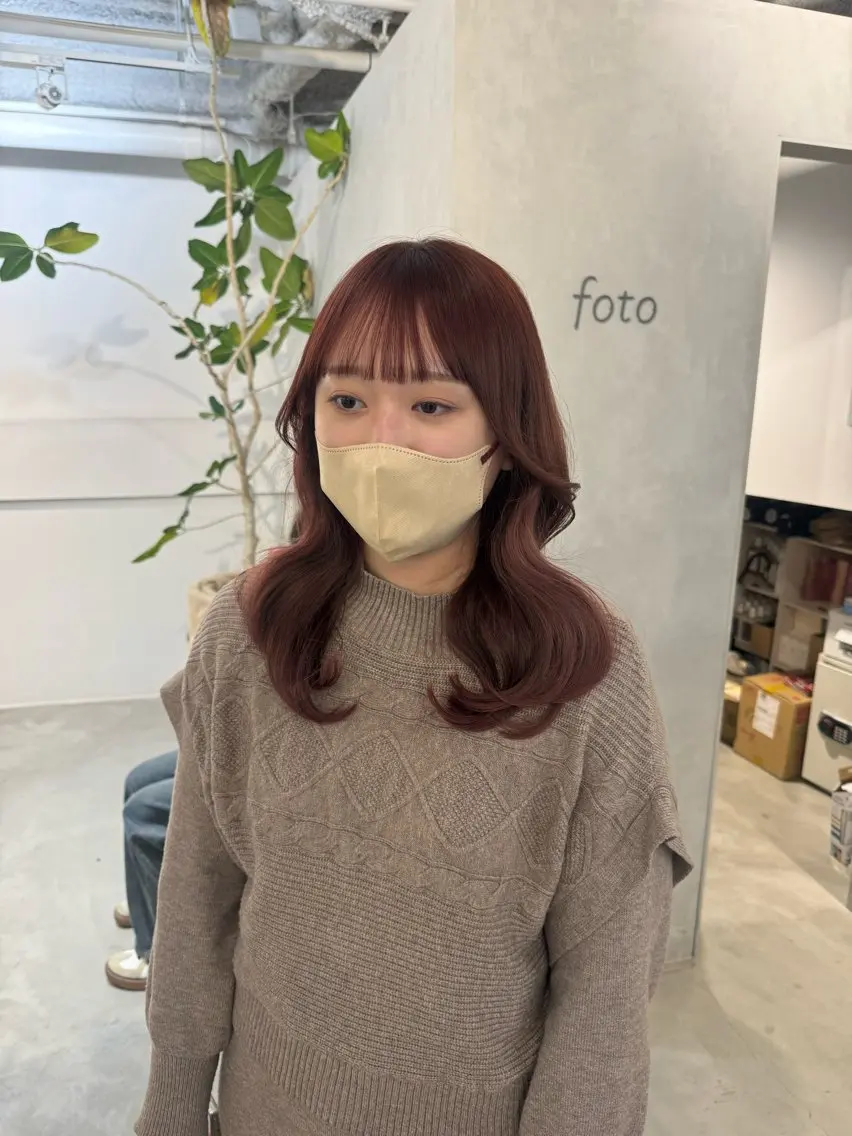 セミロング カット ヘアセット 新宿/顔周りカット +レイヤー=しずく♩のヘアスタイル