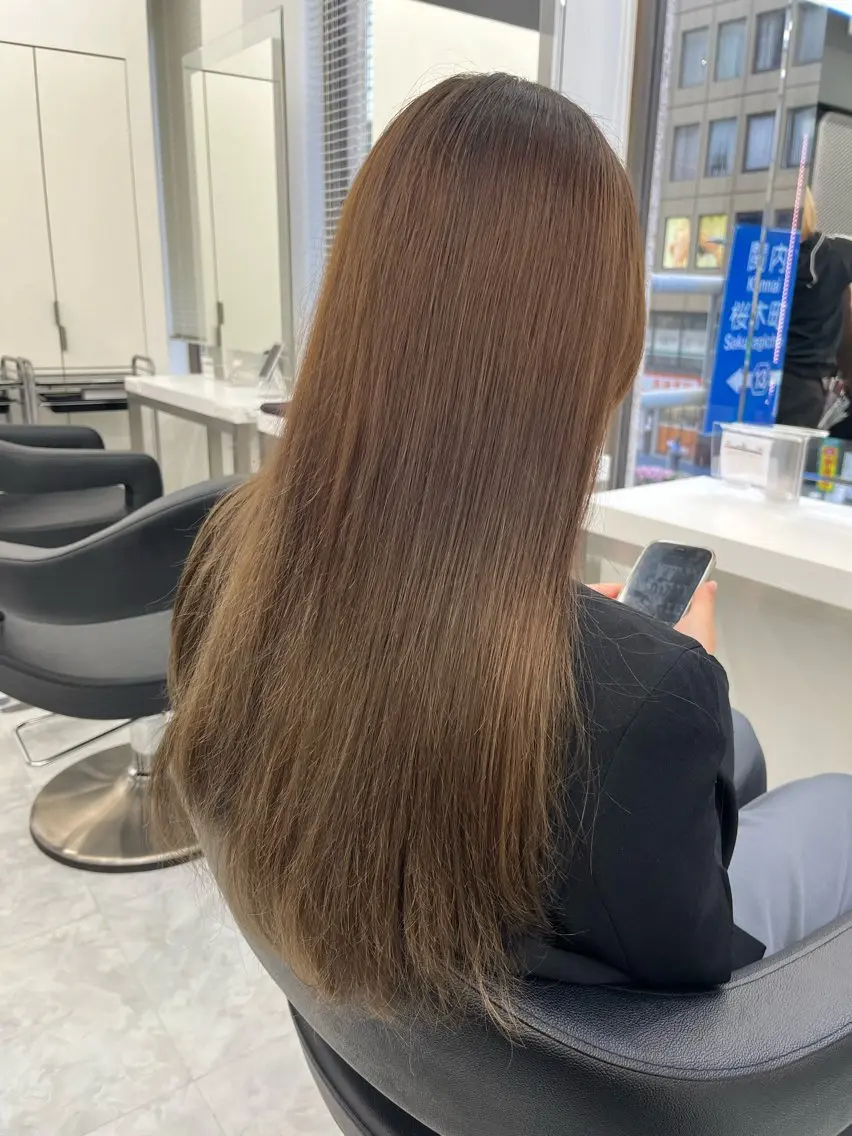 ロング カラー ベージュカラー カット ヘアカラー 💖トレンド春夏 カラー💖FUTAのヘアスタイル