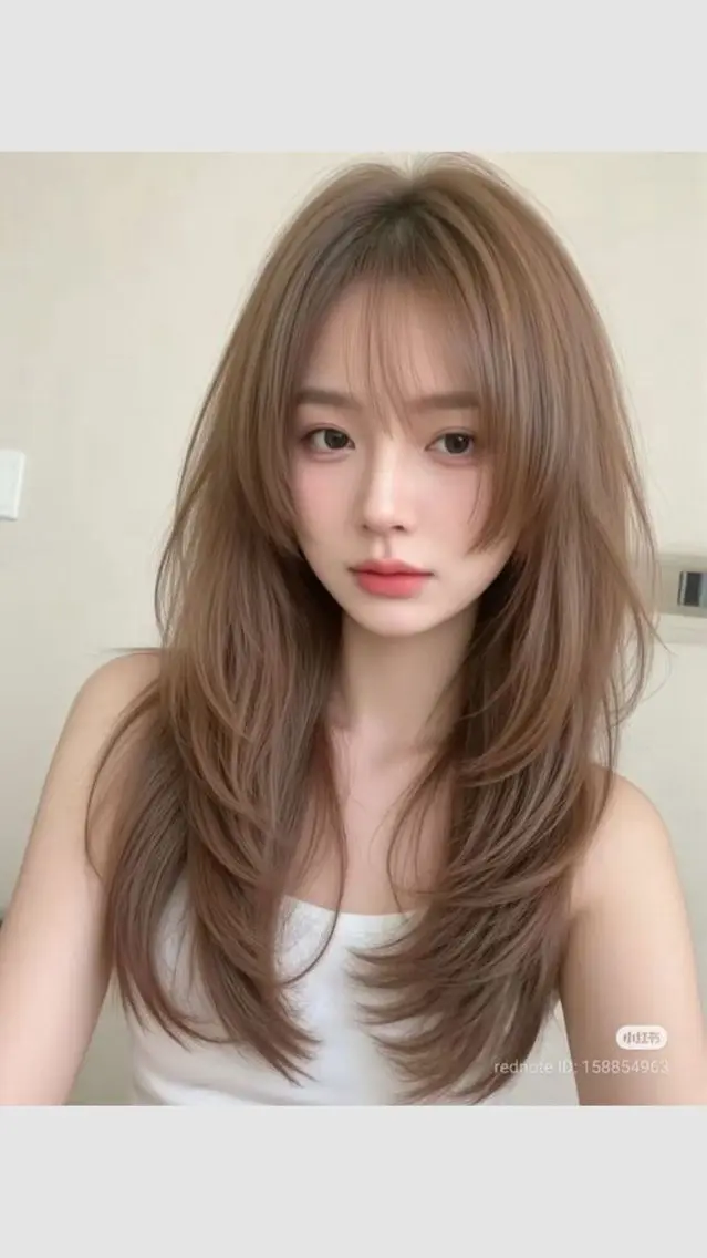 ロング 韓国✖️網紅🖤 パーマYURIYAのヘアスタイル