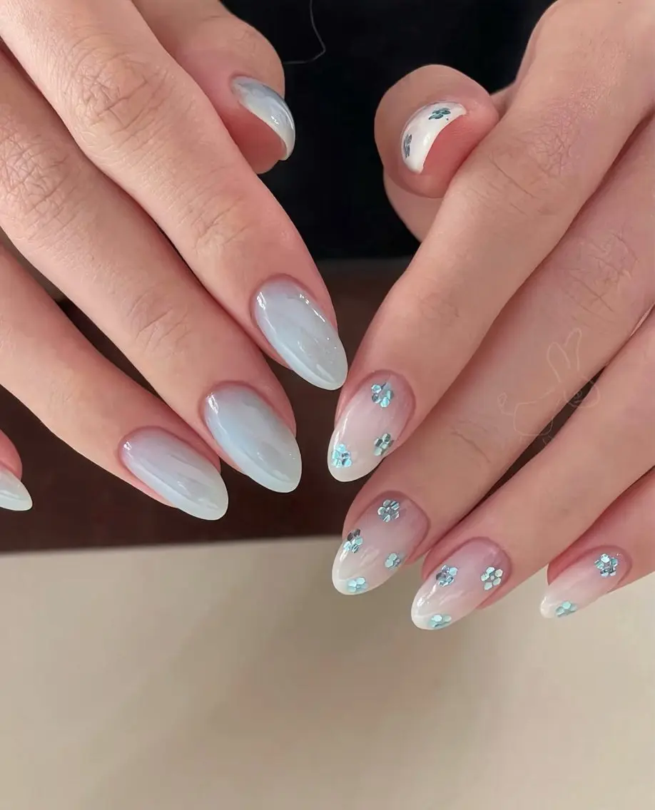 ネイル チークネイル ドット フレンチネイル グラデーション 韓国ネイル Minette nailrinrinのネイルデザイン