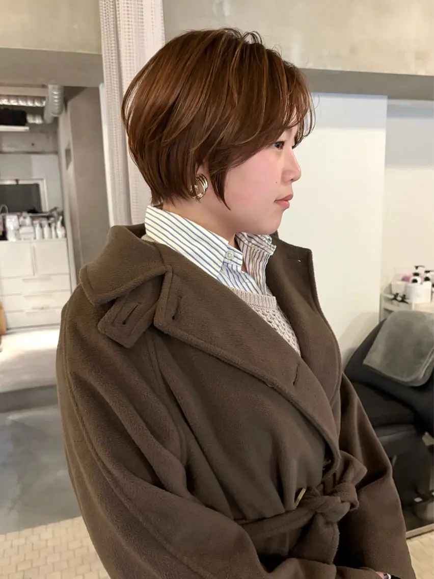 ショート 小野 明日香のヘアスタイル