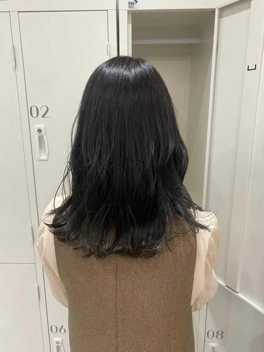 ミディアム カラー ヘアアレンジ ヘアカラー ボブ /ニュアンス/ satomi🧸💖のヘアスタイル