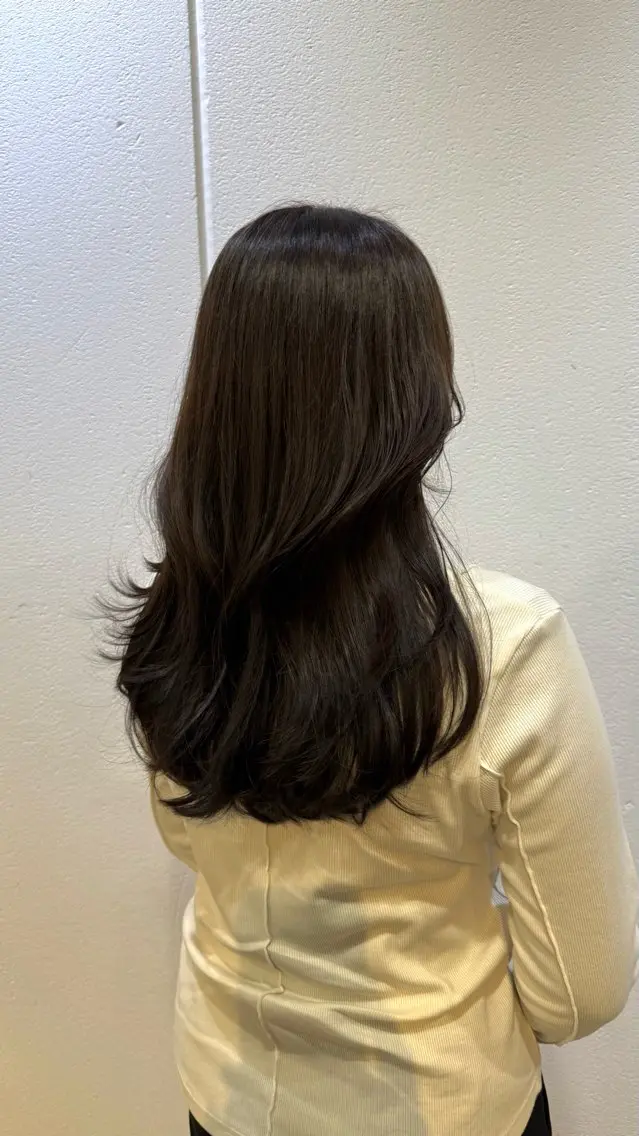ロング カラー カット ヘアカラー トリートメント Lolonois梅田 /Okazaki:)のヘアスタイル