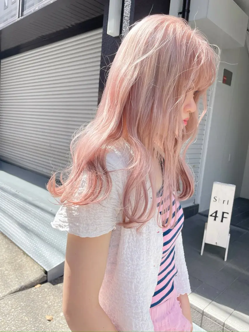 ロング カット ヘアカラー 縮毛矯正 トリートメント ヘッドスパ ヘアセット 透明感カラー 🎀エリコ🌈のヘアスタイル