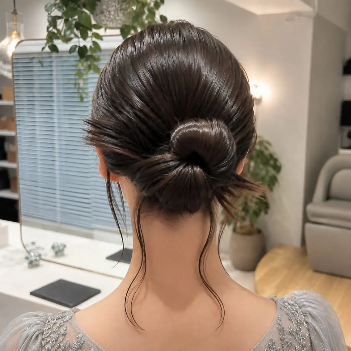 ヘアアレンジ ローシニヨン ヘアセット ヘアメイクkeiko 🌈パーソナルカラーのヘアスタイル