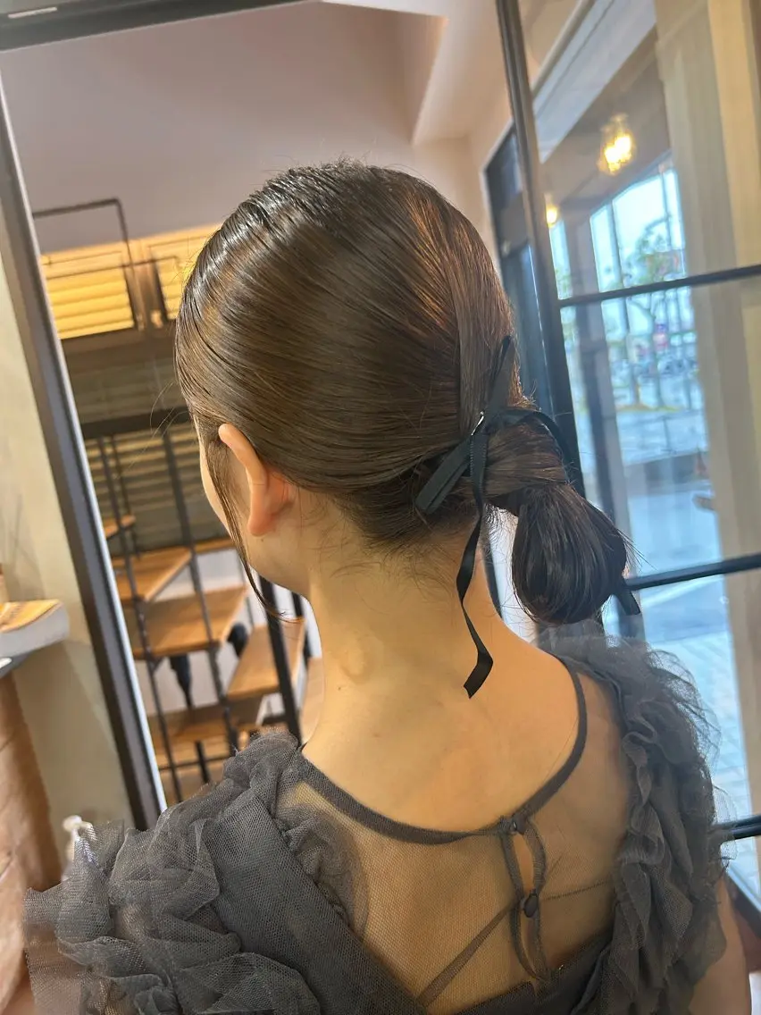 ヘアアレンジ 岡田 七海のヘアスタイル