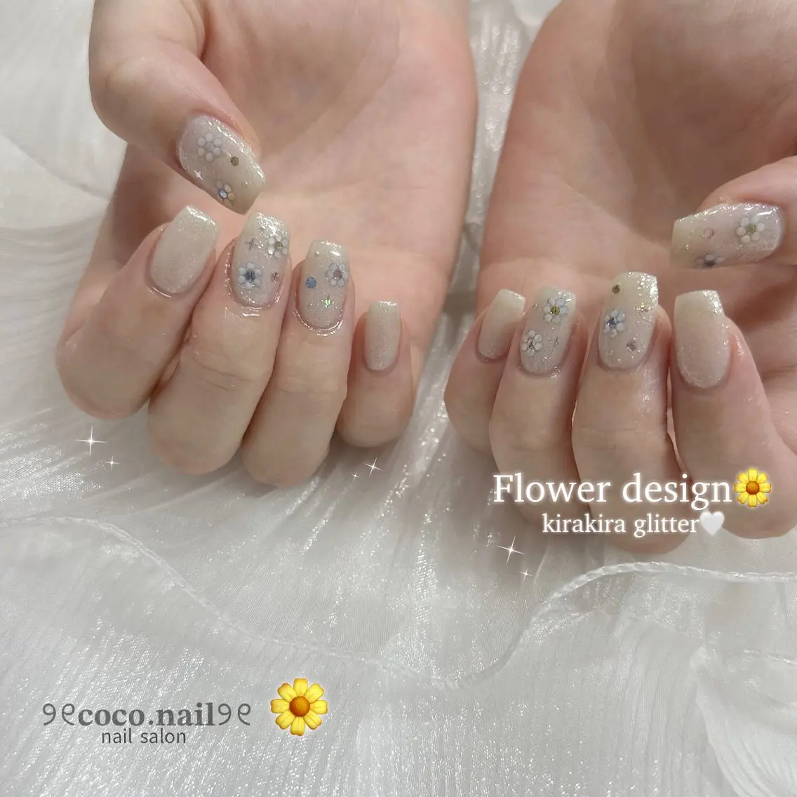 ネイル ハンドネイル フットネイル lili.nail y2k/長さ出しのネイルデザイン