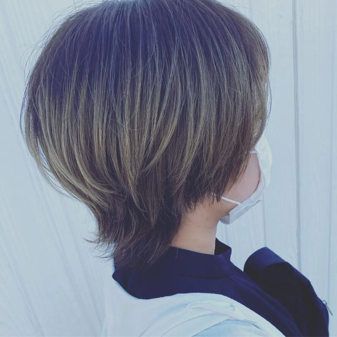 ショート ショートヘア ウルフカット 石川 信英のヘアスタイル