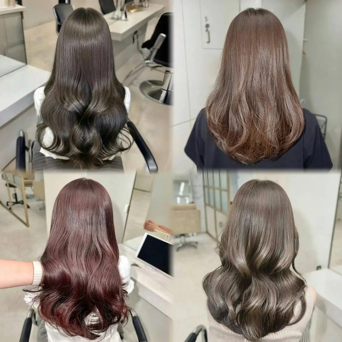 ロング トリートメント 韓国系🤎艶カラ ー🧚🏻IKUMIのヘアスタイル