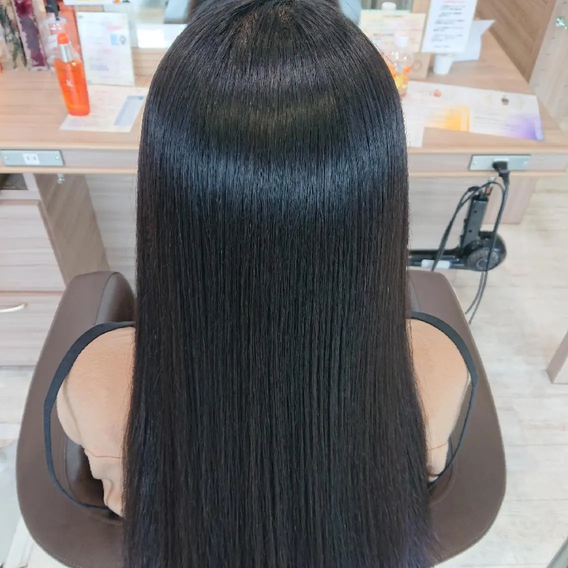ロング 縮毛矯正 トリートメント 宮本 秀人のヘアスタイル