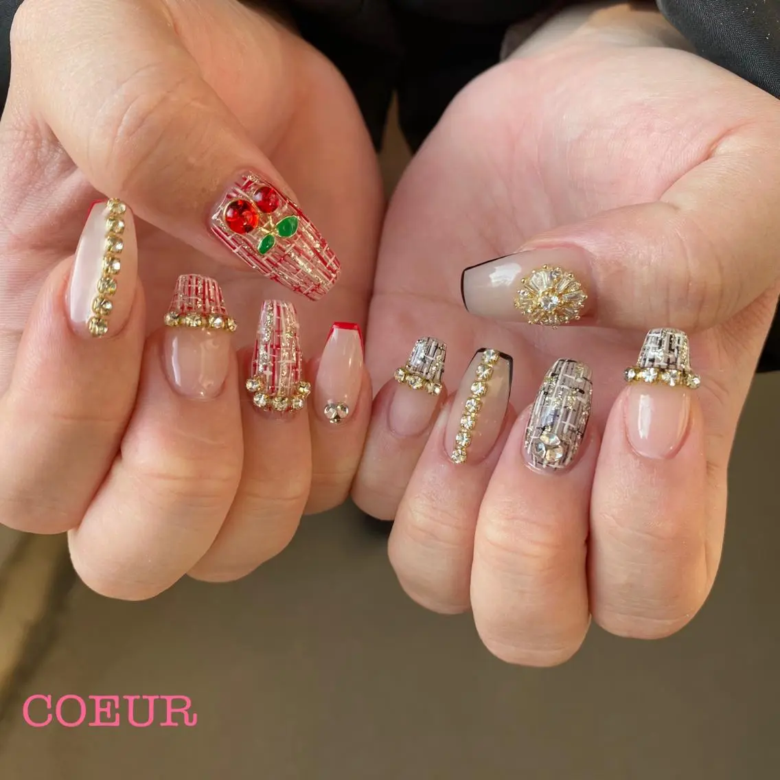 ネイル ハンドネイル COEUR✴︎ yukikaのネイルデザイン