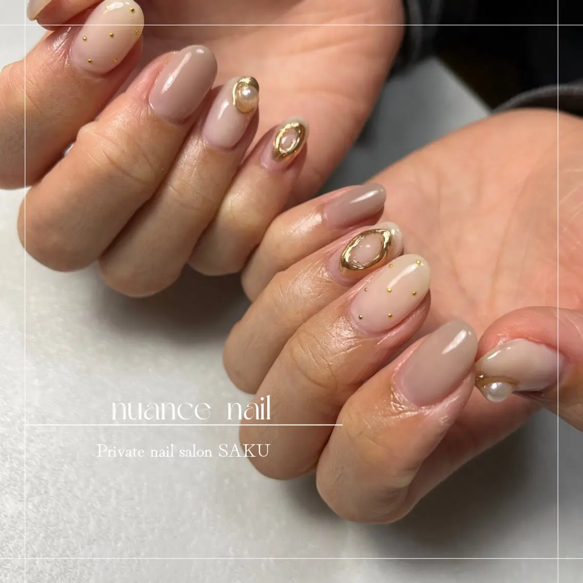 ネイル 冬ネイル SAKU nail 作島茜のネイルデザイン