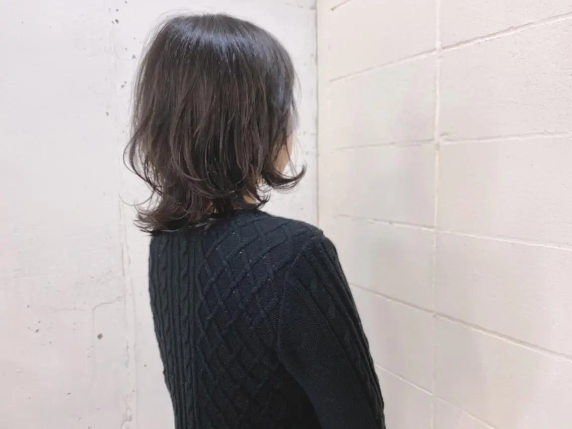 ミディアム カラー オーナースタイリスト 佐藤のヘアスタイル