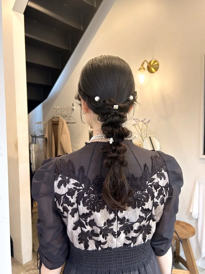 ロング メイ🩰 梅田/ヘアセットのヘアスタイル