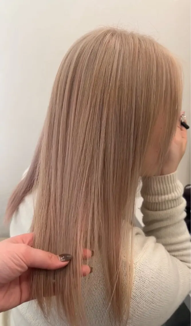 🎀5月クーポン🎀似合わせカット✖️1ブリーチ✖️Aujuaトリートメント🪽💕の写真