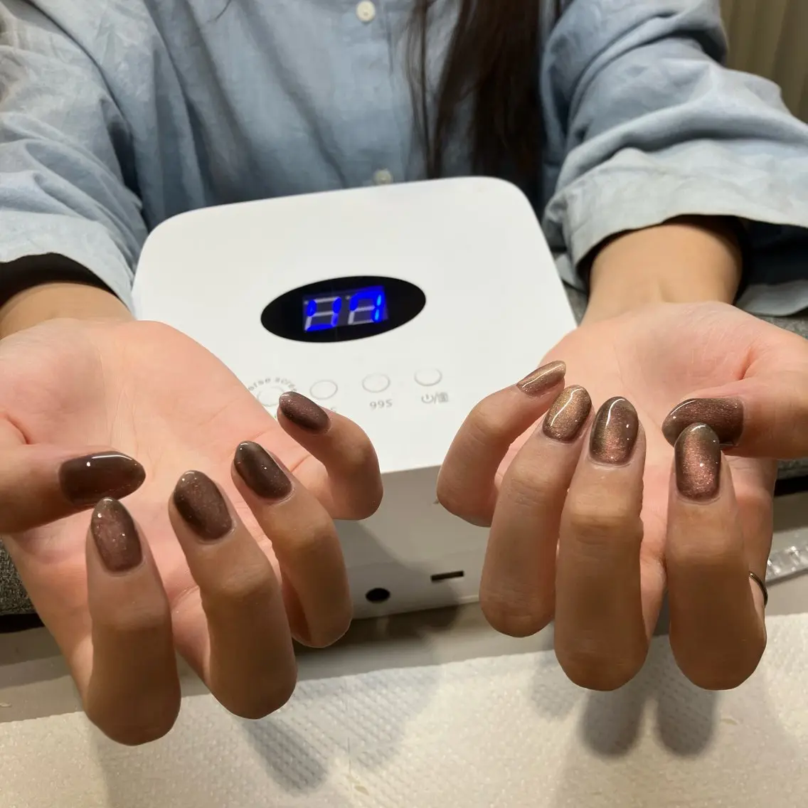 ネイル マグネットネイル feminine nailのネイルデザイン