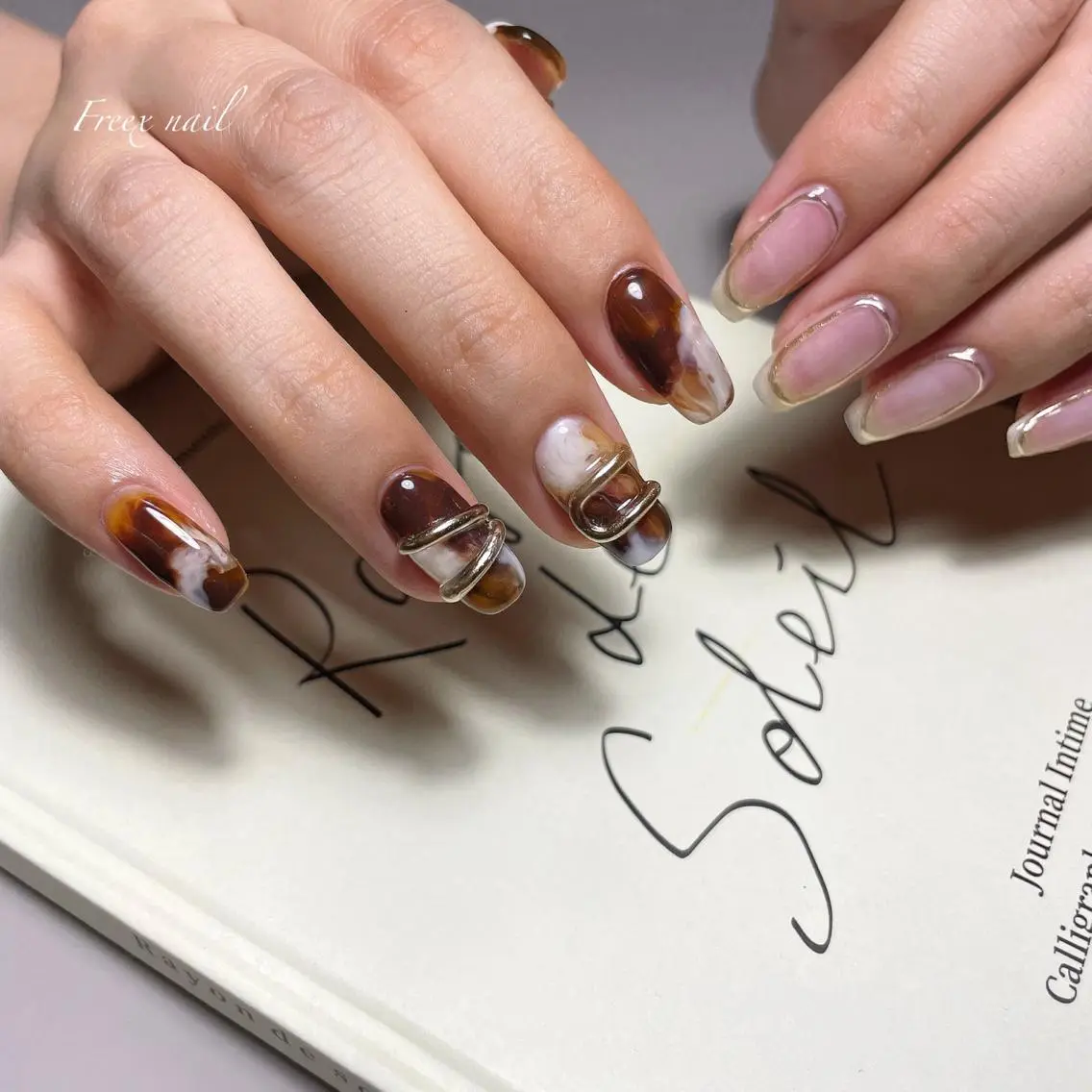 ネイル ハンドネイル フットネイル freex nail /ニュアンス/個性派のネイルデザイン