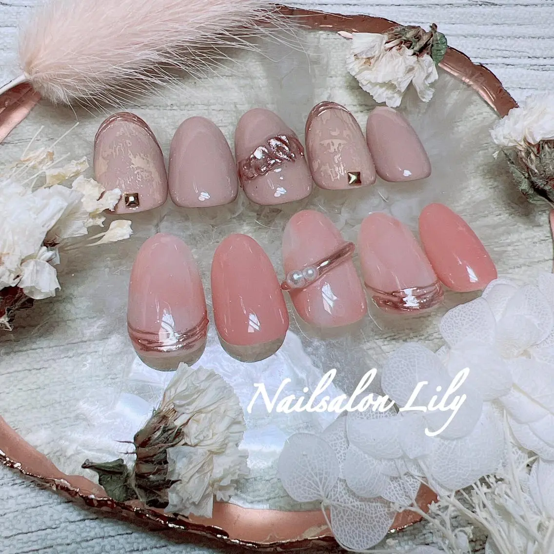ネイル ハンドネイル Lily*nail 🌻Mii🌻のネイルデザイン