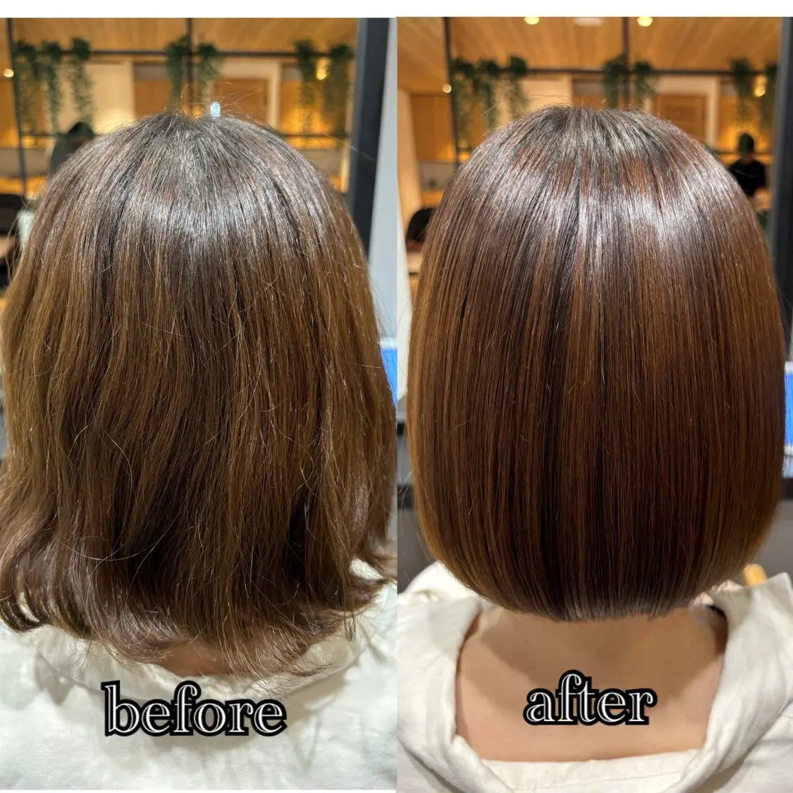 ショート ✨似合わせボブ✨ 縮毛矯正のヘアスタイル