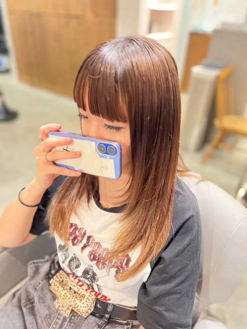 セミロング カット 和田 亘平のヘアスタイル