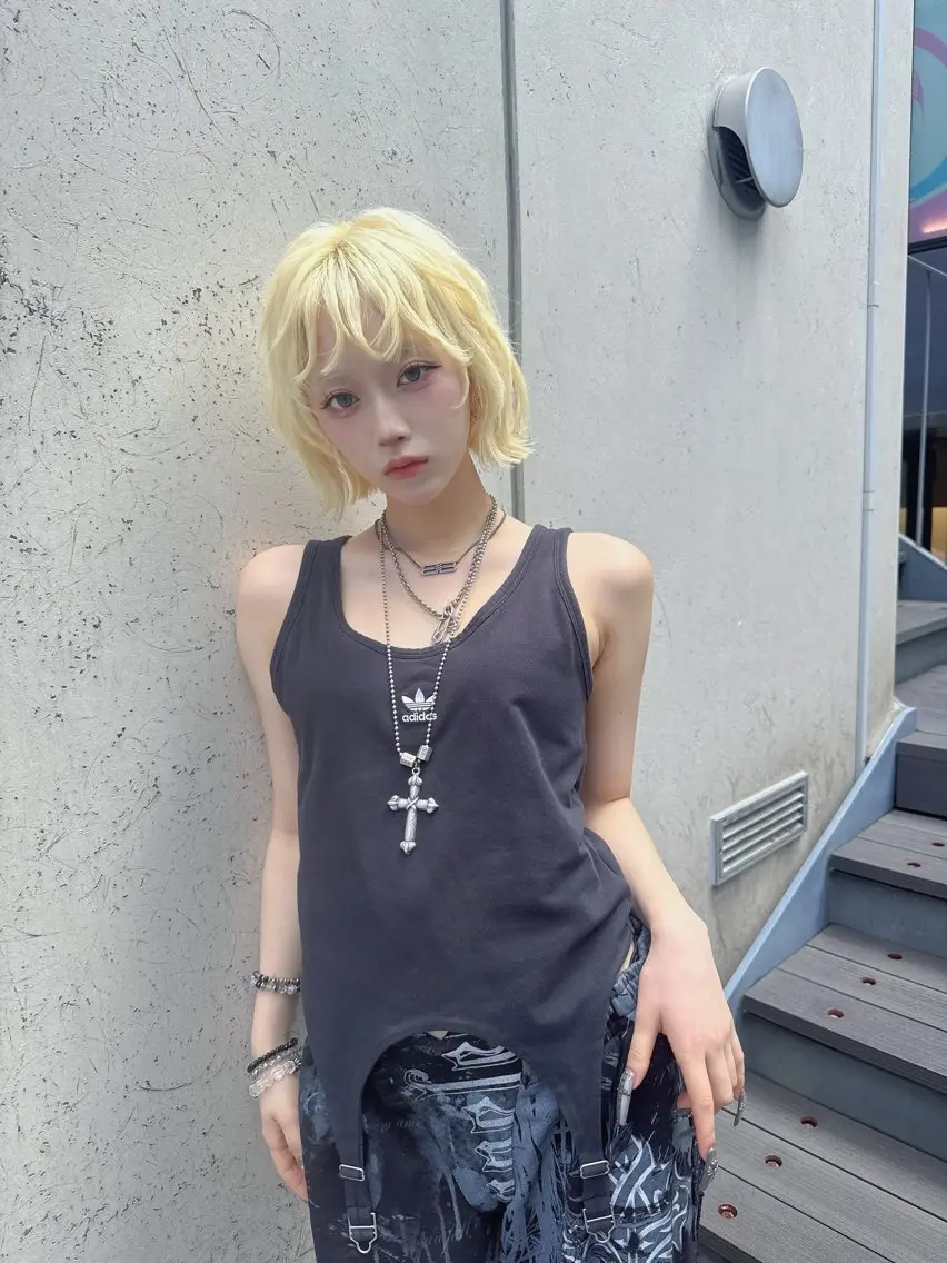 ショート カラー ブリーチ ブロンド ケアブリーチ 透明感カラー ハイトーンカラー カット ヘアカラー 💎透明感カラー特化 💎TAISEIのヘアスタイル