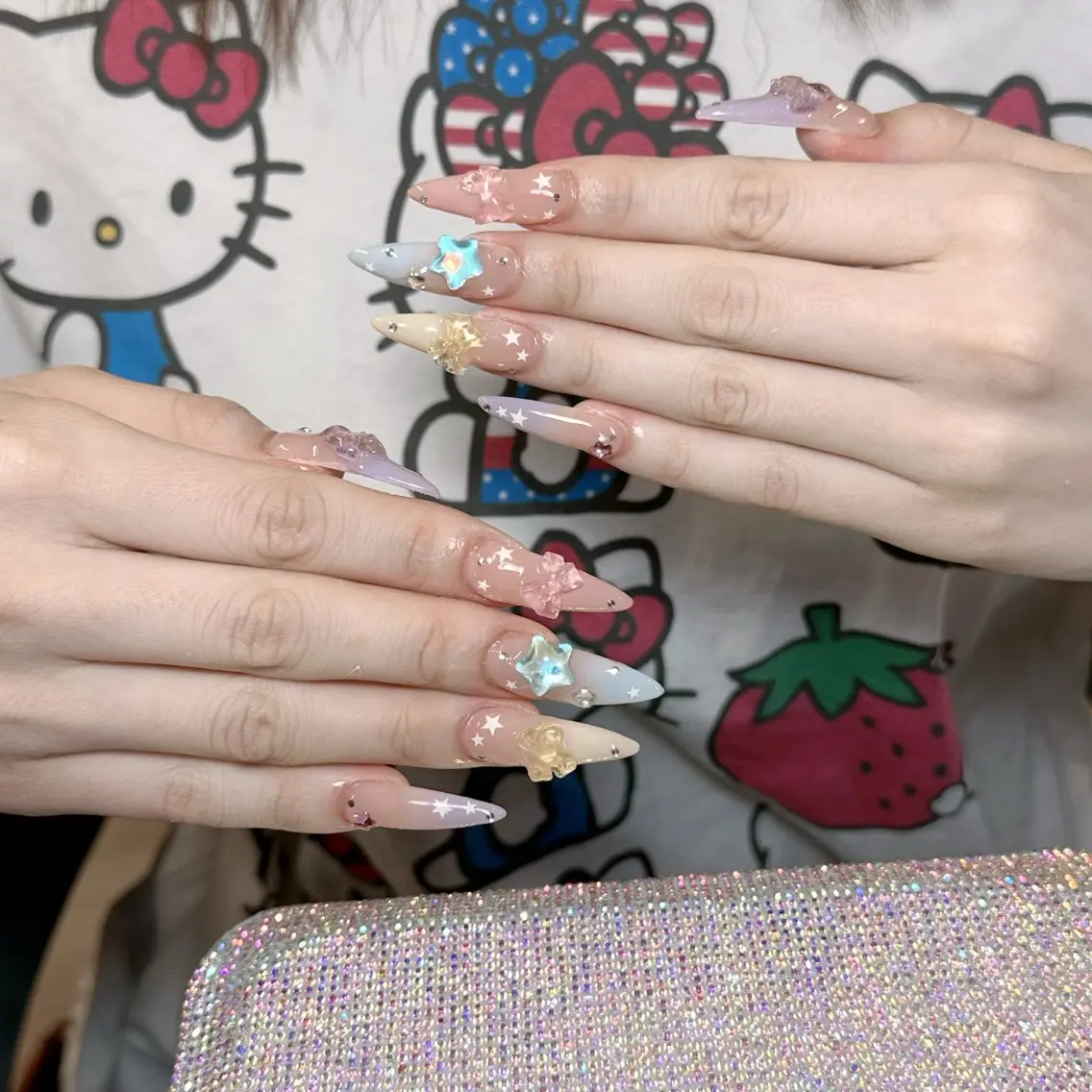 ネイル ハンドネイル 🍄Rina🍄 韓国風ネイルのネイルデザイン