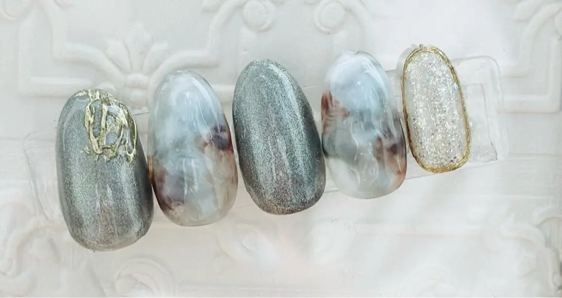 ネイル 冬ネイル クリスマス nailsalon oluoluのネイルデザイン