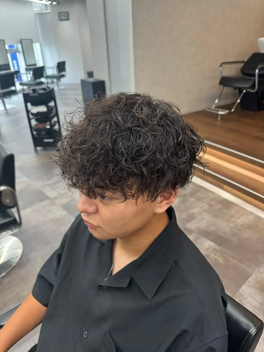 パーマ メンズ カット パーマ ✨メンズ特化✨ 今井彩香のヘアスタイル