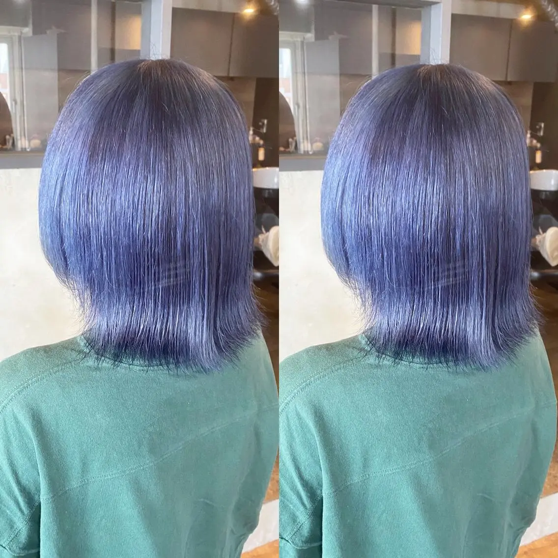 ミディアム カラー ヘアカラー トリートメント yoriダブルカラー 代表すがわらのヘアスタイル