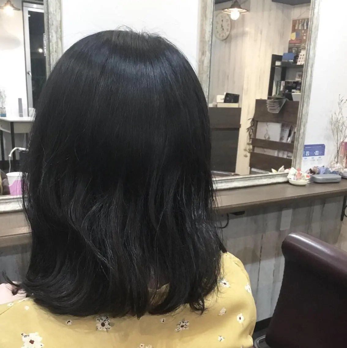 ミディアム カラー パーマ 金崎 新吾のヘアスタイル