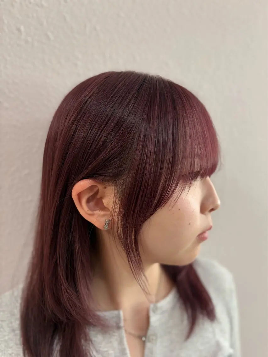前髪、顔周りカット（アイドル/レイヤー/前髪）の写真