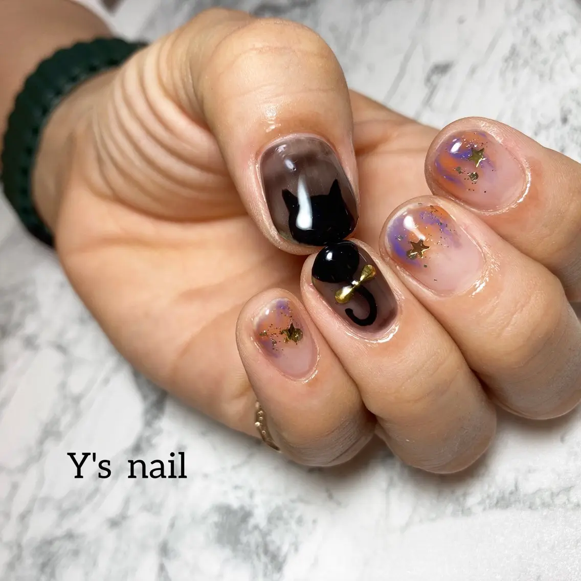 ネイル 手書きが得意🖌️ Y’s  nailのネイルデザイン