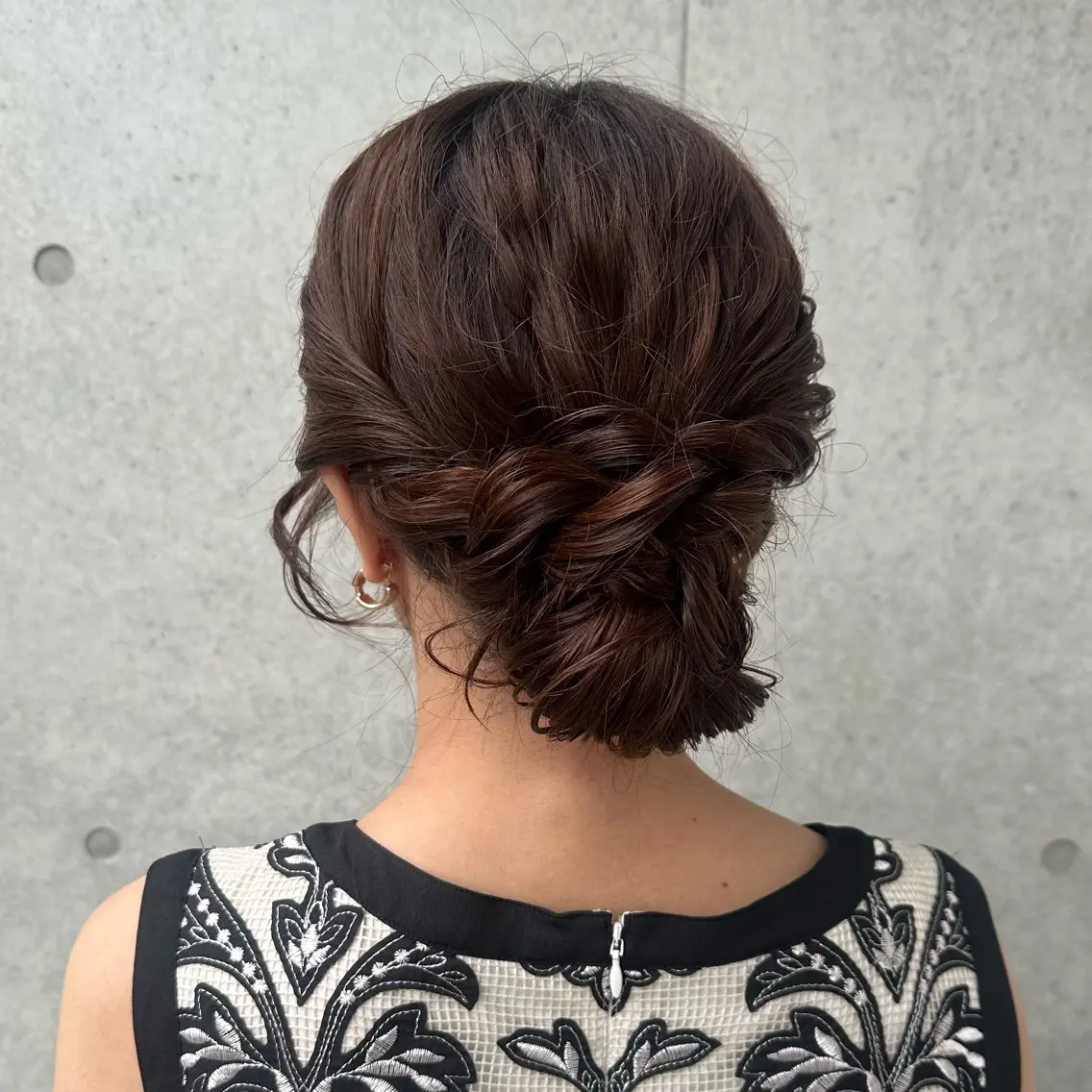 ヘアアレンジ ヘアセット 🌼💛髪質改善× ケアカラー💛クルミのヘアスタイル