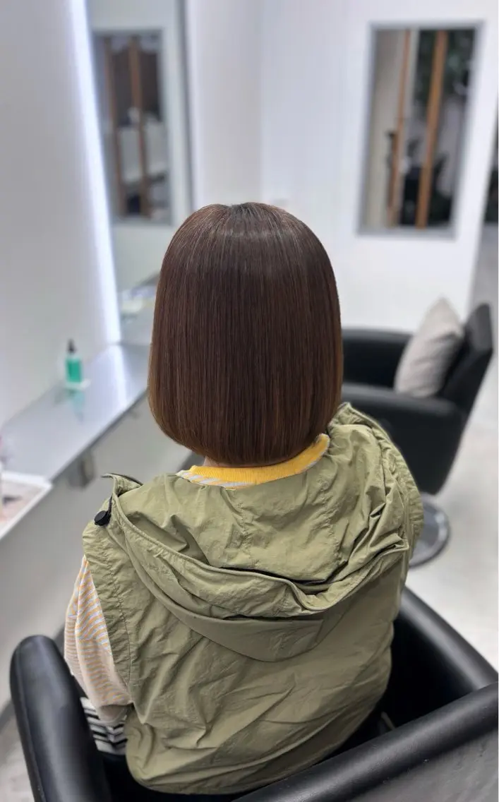 縮毛矯正 あやか/心斎橋/ カラーモデル募集中のヘアスタイル