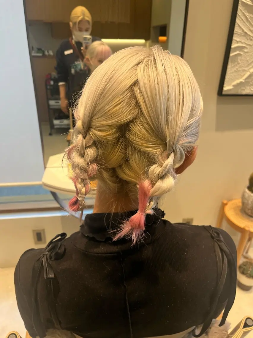 ミディアム ヘアアレンジ ramphy 柴原 夢奈のヘアスタイル
