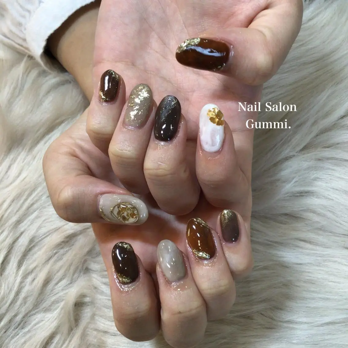 ネイル キラキラネイル 韓国ネイル ラメ(グリッター) ミラーネイル 持ち込み Nail Salon Gummi.のネイルデザイン