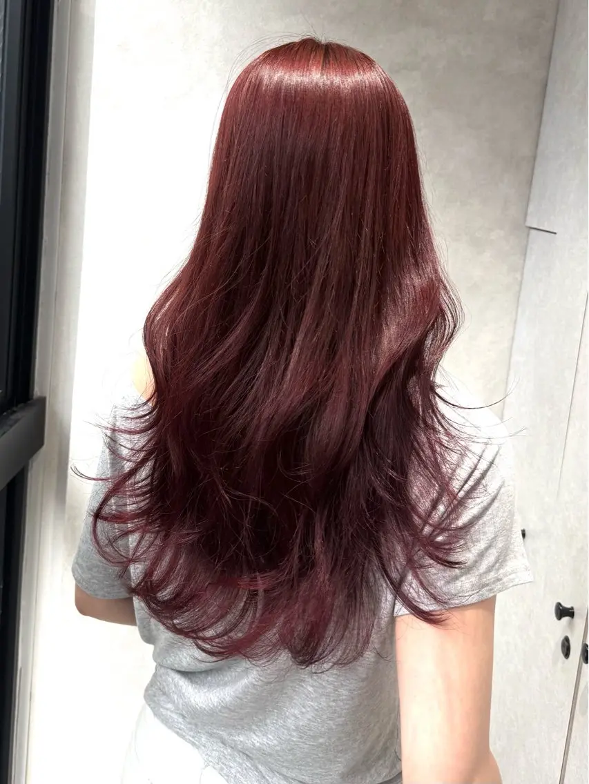 カラー ブリーチ 透明感カラー ハイトーンカラー ヘアカラー “店長”レイヤー💫 Wカラー森貝洋亮のヘアスタイル