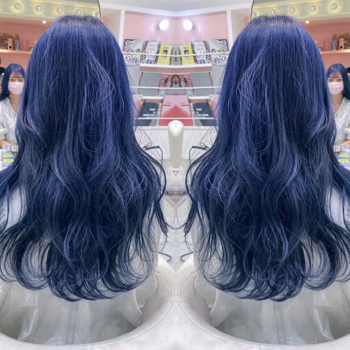 ロング SOU/エクステ /ダブルカラーのヘアスタイル