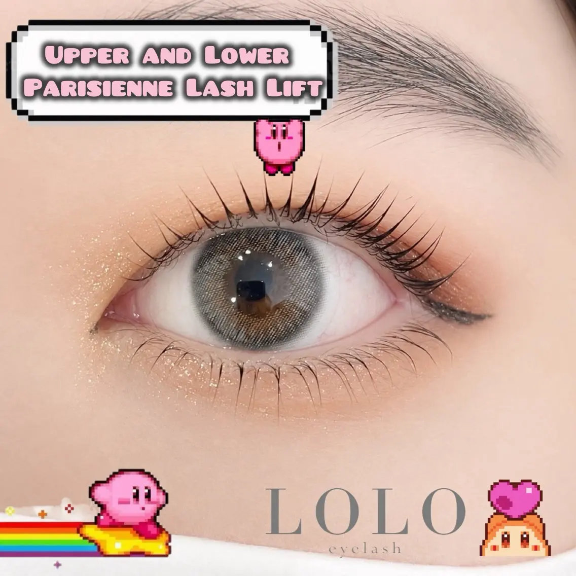 マツエク・マツパ パリジェンヌラッシュリフト 🎀LOLO 河原町店‎🤍のマツエク・マツパデザイン