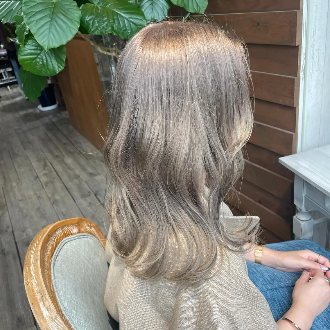 ミディアム カラー ヘアアレンジ exfa sakura🪞のヘアスタイル